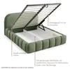Polsterbett BELLURE mit Bettkasten, Bett 120x200, Produktbild-Vorschau 5