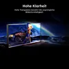 A futuristic scene with a robot and a rover on a moon-like surface, with a digital representation of a screen showing the scene. Produktbild-Vorschau