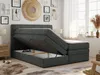 Boxspringbett mit Kopfteil und Topper, Polsterbett - Produktbild-Vorschau 3