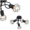 Globo Lighting stropní svítidlo kovové černé, 3x E14 Náhled obrázku produktu 5