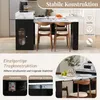 Isla de cocina móvil en  con ruedas, mesa extensible con Vista previa de la imagen del producto 9