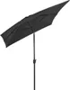 vidaXL Parasol avec mât métallique 300 x 200 cm Anthracite Voir les images du produit 3