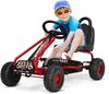 Kinder Gokart mit Handbremse & verstellbarem Sitz, Tretauto Produktbild-Vorschau 1