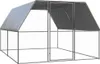 vidaXL Gabbia per polli da esterno 3x4x2 m Acciaio zincato Anteprima dell’immagine prodotto 5