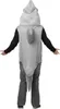 A person wearing a shark costume from the back. Produktbild-Vorschau
