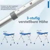 COSTWAY Duschhocker klappbar, Duschstuhl 49-52,5 cm Produktbild-Vorschau 4