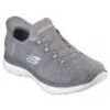 SKECHERS SLIP-INS: SUMMITS- DAZZLING HAZE Šedá Náhľad obrázku produktu 40