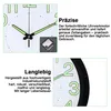 Wanduhr, Wanduhren, 12 Zoll Küchenuhr, Nachtleuchtend Produktbild-Vorschau 6