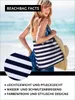 Große Strandtasche wasserabweisend mit Reißverschluss - Produktbild-Vorschau 4