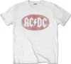 AC/DC Oval Logo Vintage Black M Koszulka Podgląd zdjęcia produktu 4