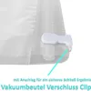 10x Vakuumbeutel Lebensmittel Set Vakuumierbeutel 35x25cm Produktbild-Vorschau 3
