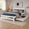 Homestyle4u Doppelbett Holzbett 140x200 Weiß Kiefer Bett Produktbild-Vorschau 13
