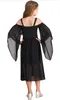 A young girl is shown from the back wearing a black medieval-style dress with flowing sleeves. Anteprima dell’immagine prodotto