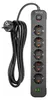Vayox Steckdosenleiste 5-Fach Schuko 3m Schwarz | Produktbild-Vorschau 3