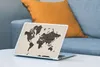 MuchoWow® Laptop Aufkleber Sticker Cover Weltkarte - Braun Produktbild-Vorschau 4