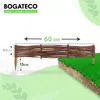10 x BOGATECO Beeteinfassung aus Weide | 60 cm Lang & 10 cm Produktbild-Vorschau 3