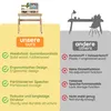 Verstelbaar kinderbureau van massief hout, met een Productafbeelding-voorbeeld 3