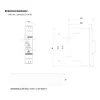 Hutschienen-Netzteil (DIN-Rail) Mean Well HDR-15-12 12V/DC Produktbild-Vorschau 3