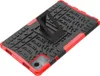 Lenovo Tab M11 Hülle - Panzer Back Cover mit Ständer - Rot Produktbild-Vorschau 6
