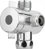 A close-up studio shot of a chrome shower diverter valve. Anteprima dell’immagine prodotto