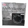 Lex Light Weihnachten Kranz Türkranz silber 40 LEDs Produktbild-Vorschau 5