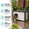 Katzenhaus XL Katzenhütte Katzenhöhle Outdoor draußen Produktbild-Vorschau 2