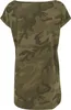 Urban Classics Ladies - Long Shaped Tee oliv camo - S Produktbild-Vorschau 14