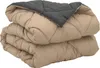 vidaXL Couette quatre saisons anthracite et taupe 135 x 200 Voir les images du produit 5