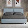 ITYHOME - Gepolstertes Bett mit Bettkasten 160x190 mit Produktbild-Vorschau 2