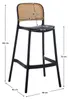 Kondela Barhocker Ravid New Typ 3 - schwarz / beige Produktbild-Vorschau 3