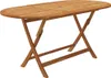 vidaXL set da pranzo da giardino 9 pezzi pieghevole in Anteprima dell’immagine prodotto 3