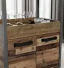 Barschrank >Hydra< in Old Wood Vintage - 60x88,5x40cm Produktbild-Vorschau 6
