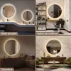 S'AFIELINA miroir de salle de bain LED rond miroir de salle Voir les images du produit 11