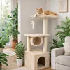 Arbre à chat, 4 niveaux, 93 cm, maison, tunnel, panier, Voir les images du produit 4