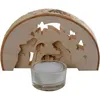 Weihnachtskrippe 3D-Krippe Weihnachtsdeko Holzkrippe Produktbild-Vorschau 2