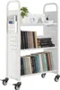 VEVOR Bücherwagen, 150 kg Tragkraft, Bibliothekswagen, 77 x Produktbild-Vorschau 1