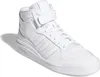 A white Adidas Forum Mid sneaker is shown against a white background. Produktbild-Vorschau