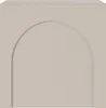 A product shot of a nightstand with an arched cutout. Produktbild-Vorschau