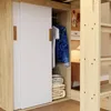 Lit superposé Merax 90x200 cm avec bureau et armoire, lit Voir les images du produit 6