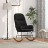 vidaXL Fotel bujany czarny aksamit Podgląd zdjęcia produktu 2