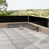 Seitenmarkise Ausziehbar Schwarz 117x1200 cm Produktbild-Vorschau 2