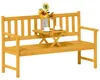 Outsunny 2-Sitzer Gartenbank Holz, Sitzbank, Gartenmöbel Produktbild-Vorschau 1