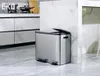 EKO Poubelle à pédale EcoCasa 30 L+15 L argent mat Voir les images du produit 2