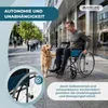 Invalidný vozík skladací Mobiclinic s vlastným pohonom Náhľad obrázku produktu 3