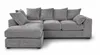 Ecksofa Links DIVERS 3-Sitzer Cord Grau 212x166 cm L Sofa Produktbild-Vorschau 5