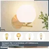 ZMH lampada da parete oro interno moderno vetro letto Anteprima dell’immagine prodotto 3