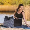 Grote shopper van karton met koord, katoen, 39,5 x 40 cm Productafbeelding-voorbeeld 4