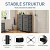 Kommode mit Schubladen Sideboard Mehrzweckschrank Produktbild-Vorschau 8