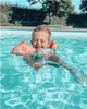 Maillot de bain Puddle Jumper - Vert/rose - Bandes Voir les images du produit 15