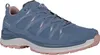 A side view of a blue and pink LOWA Innox Evo II GTX shoe. Voir les images du produit